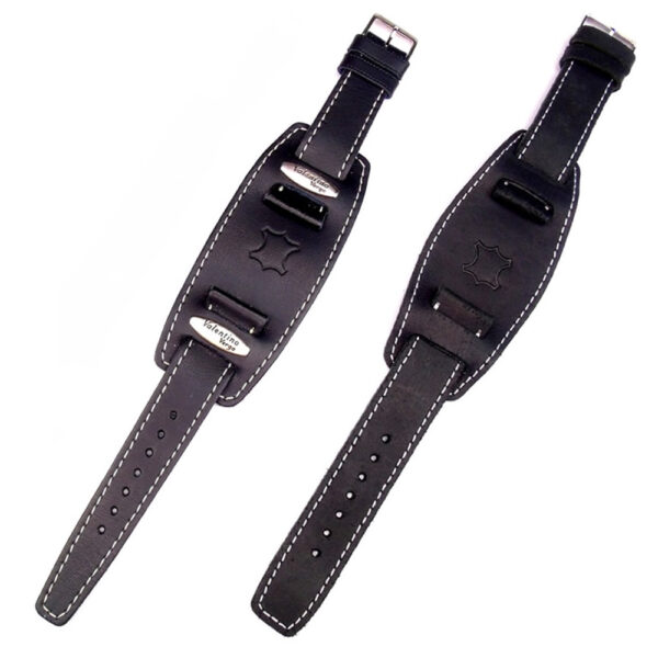 Bőr pilóta óraszíj - Készleten található utolsó darabok (22 mm-es, fekete)