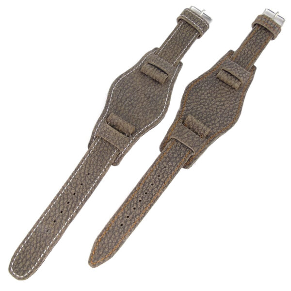 Bőr pilóta óraszíj – Dohány Barna – 18, 20 mm