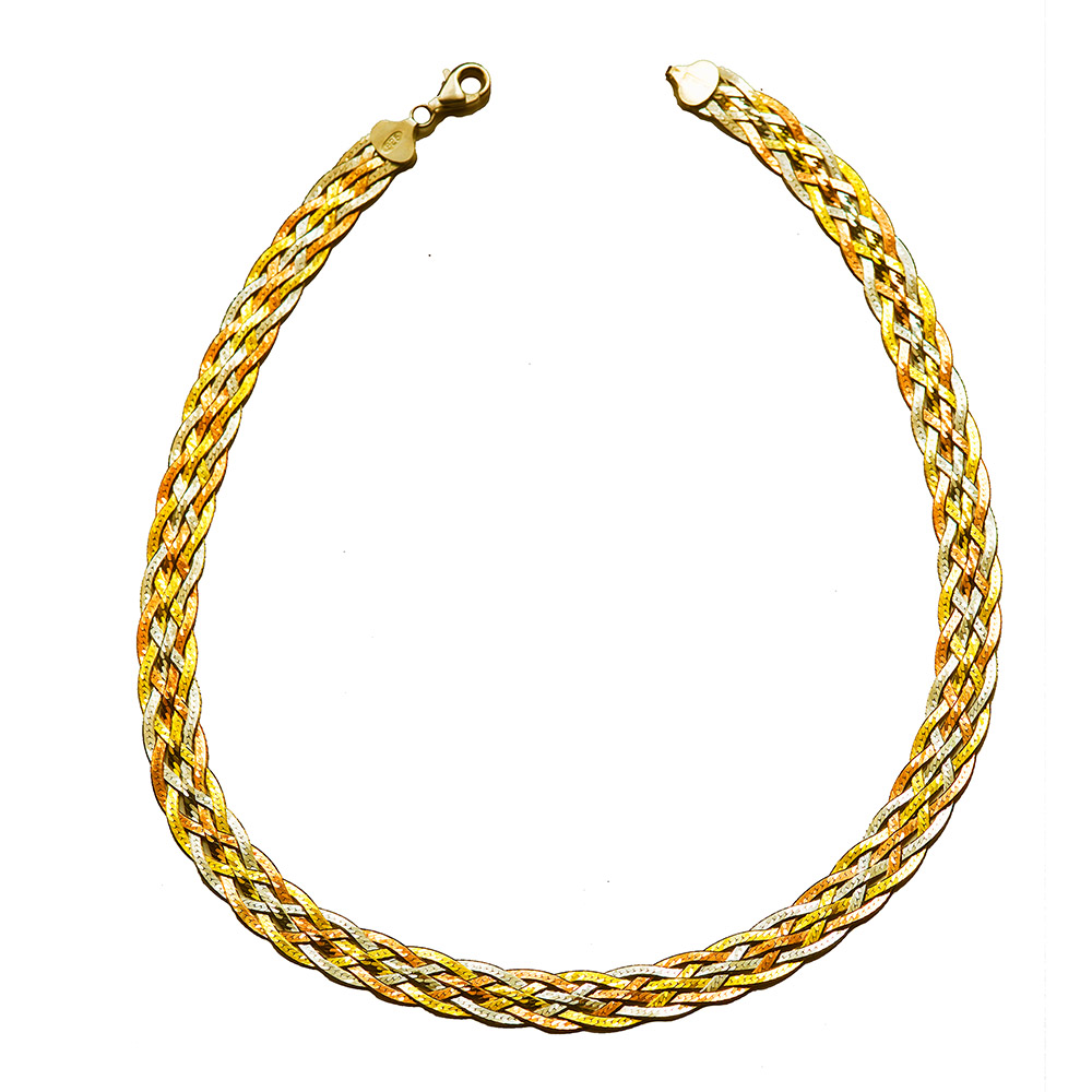 Ezüst nyaklánc – 45 cm – 6 soros