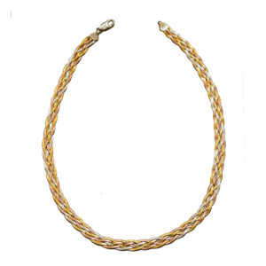 Ezüst nyaklánc – 50 cm – 5 soros