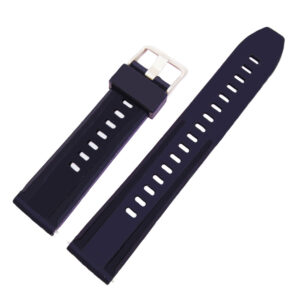 Szilikon óraszíj - Fekete