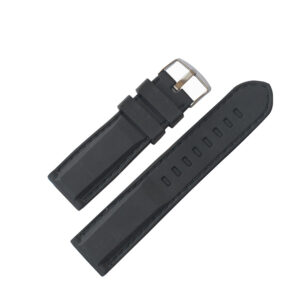 Szilikon óraszíj – Fekete