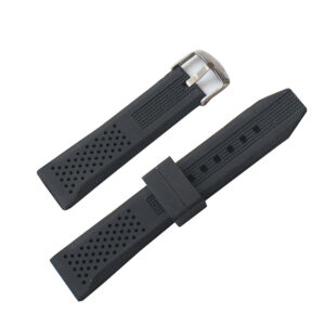 Szilikon óraszíj – Fekete