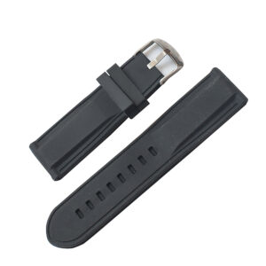 Szilikon óraszíj – Fekete
