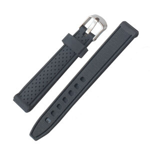 Szilikon óraszíj – Fekete