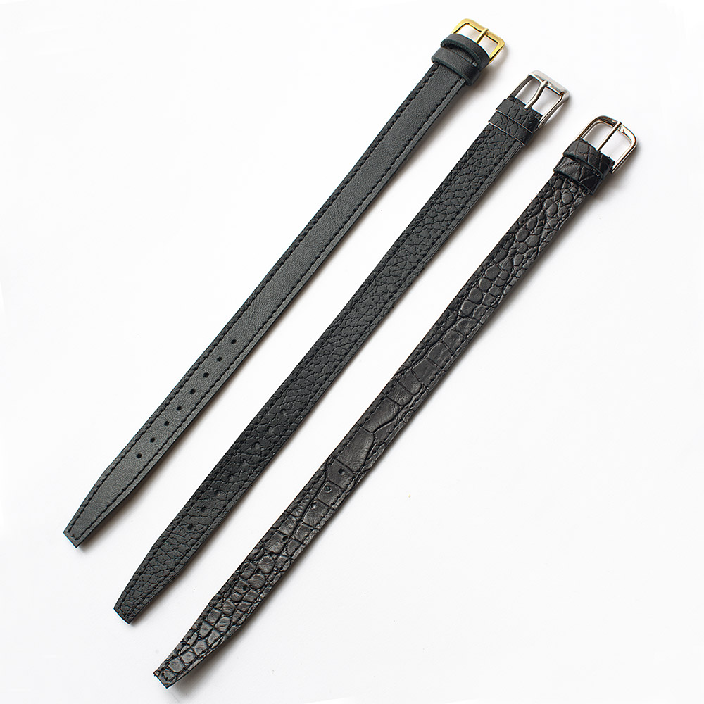 Bőr szalag óraszíj - Feketék 1 Bőr szalag óraszíj - Feketék
