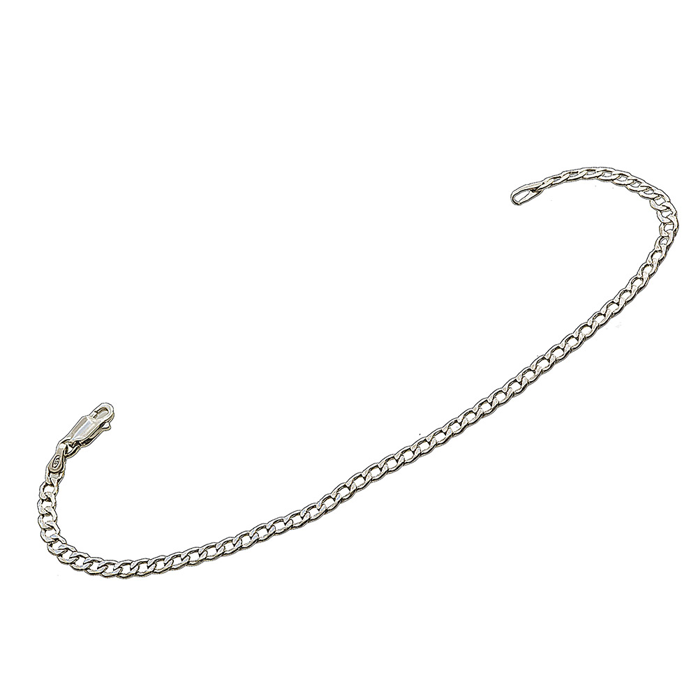 Ezüst női karkötő – Pancer minta – 20 cm – 2,4 mm széles 1 Ezüst női karkötő – Pancer minta – 20 cm – 2,4 mm széles